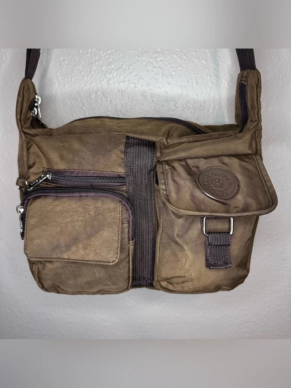 Brown Messenger Bag, Unisex